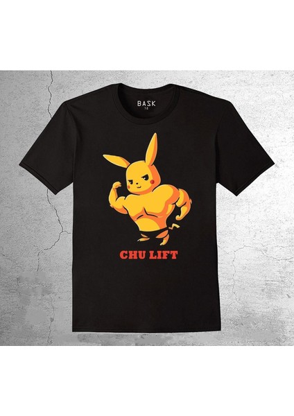 Pokemon Pikachu Pika Chulift Gym Fitness Tişört Çocuk T-Shirt