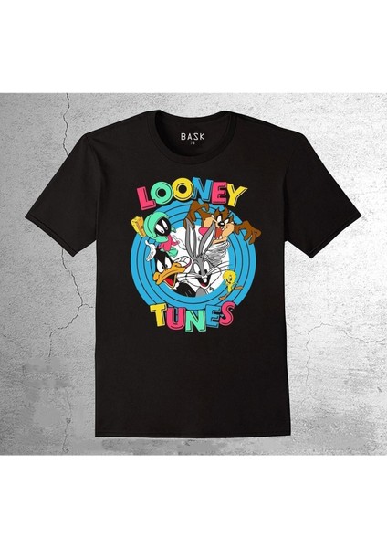 Looney Tunes Çizgi Film Tazz Bugs Bunny Duffy Duck Tişört Çocuk T-Shirt