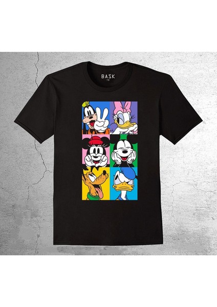 Miki Mouse Scooby Doo Donald Duck Tişört Çocuk T-Shirt