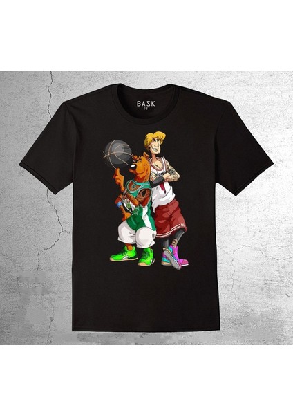 Scooby Doo Shagge Basketbol Hippi Tişört Çocuk T-Shirt