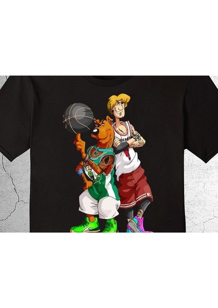 Scooby Doo Shagge Basketbol Hippi Tişört Çocuk T-Shirt fiyatları