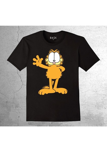 Garfield Brave Cat Kedi Çizgi Film Tişört Çocuk T-Shirt