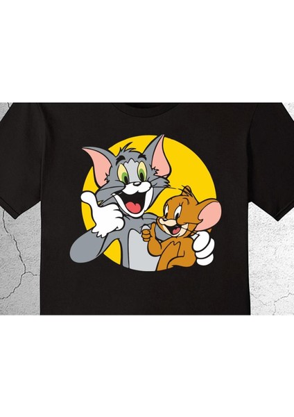 Tom And Jerry Cartoon Network Fare Kedi Tişört Çocuk T-Shirt fiyatları