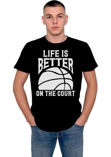 Basketbol Basketball Life Is Better Baller Tişört T-Shirt