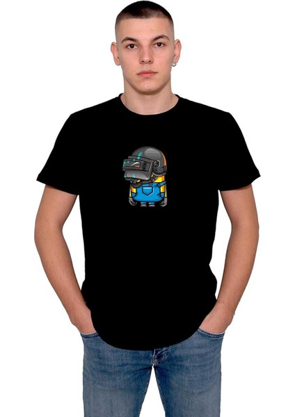 Minions Pubg Kask Sniper Savaşçı Tişört T-Shirt