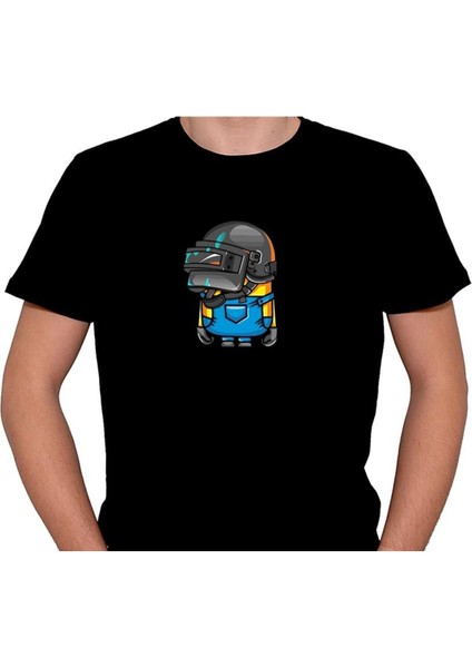 Minions Pubg Kask Sniper Savaşçı Tişört T-Shirt