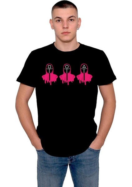 Squid Game Korea Yeşil Işık Bodyguard Tişört T-Shirt