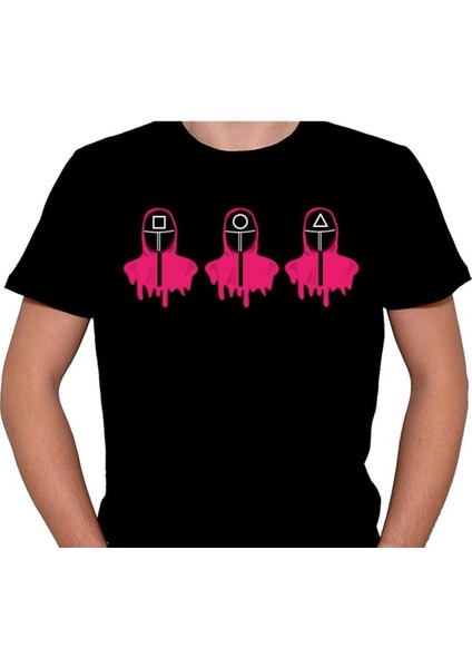 Squid Game Korea Yeşil Işık Bodyguard Tişört T-Shirt