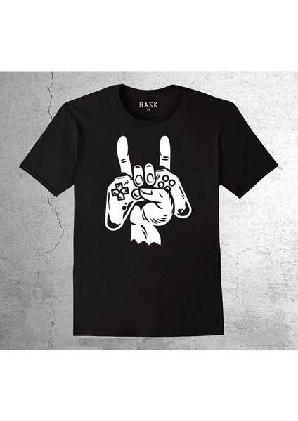 Rock'n Roll Game Play Playstation Tişört Çocuk T-Shirt