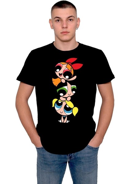 Powerpuff Girls Blossom Bubbles Buttercup Tişört T-Shirt
