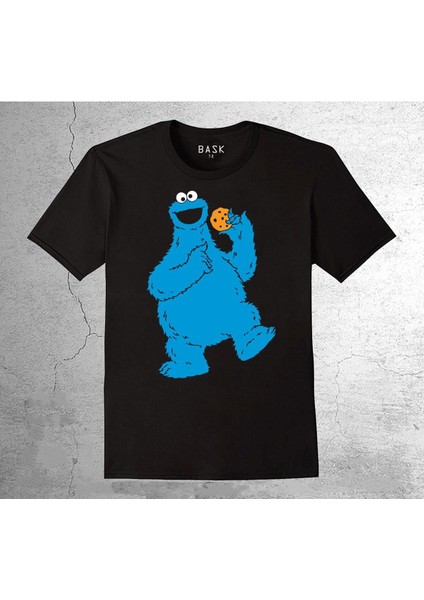 Susam Sokağı Sesame Street Kurabiye Canavarı Tişört Çocuk T-Shirt