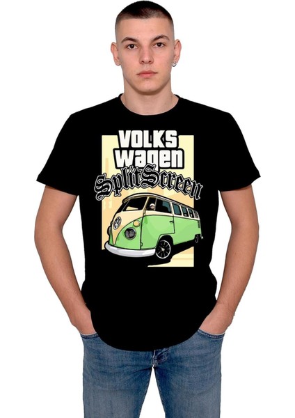 Wolkswagen T1 T2 T3 Hippi Transporter Tişört T-Shirt