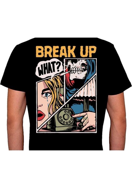Break Up Phone Girl Skull Tişört T-Shirt fiyatları