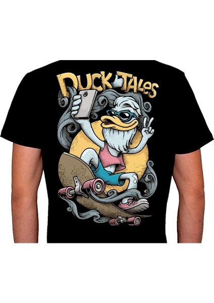 Duck Tales Photo Selfie Kaykay Skate Tişört T-Shirt fiyatları