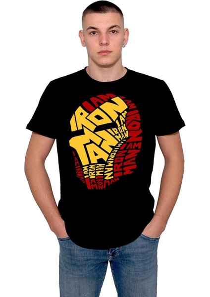 Iron Man Demir Adam Süper Kahraman Tişört T-Shirt