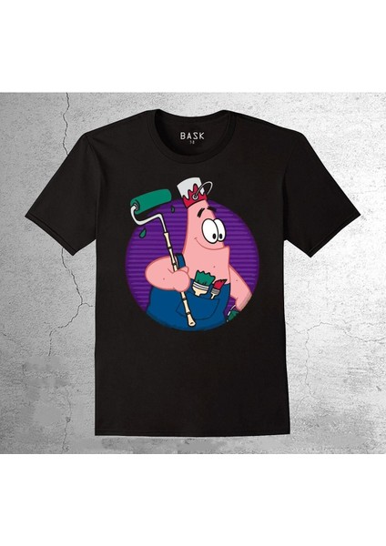 Padtrick Sünger Bob Boyacı Tişört Çocuk T-Shirt