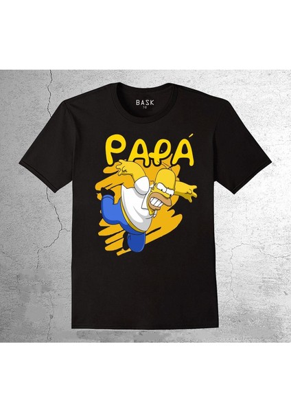 Simpson Homer Papa Baba Simpsonlar Tişört Çocuk T-Shirt