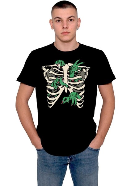 Göğüs Kafesi Yaratık Tişört T-Shirt