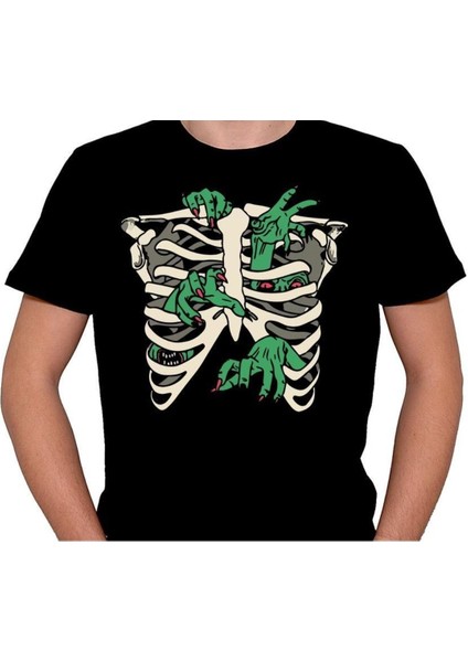 Göğüs Kafesi Yaratık Tişört T-Shirt fiyatları