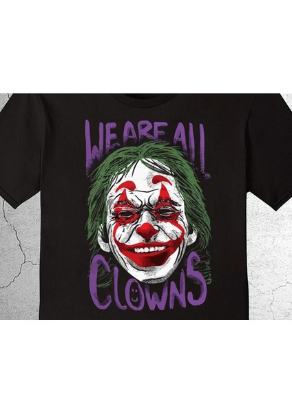 Suicide Squad Joker Harley Quinn We Are All Clowns Tişört Çocuk T-Shirt