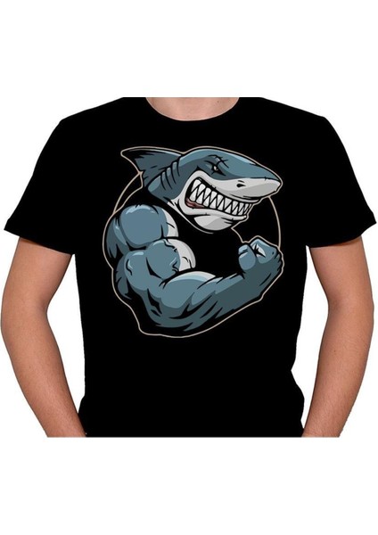 Shark Köpek Balığı Gym Fitness Body Building Tişört T-Shirt fiyatları
