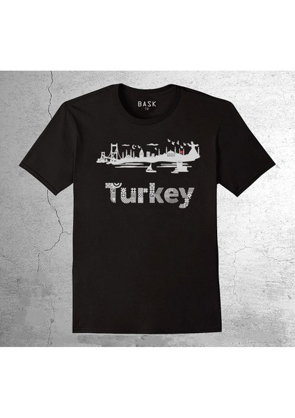 Istanbul Galata Kulesi Kız Kulesi Eminönü Tişört Çocuk T-Shirt