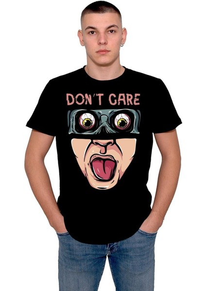 Don't Care Mask Face Tişört T-Shirt