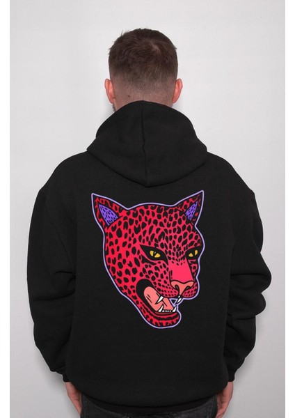 Kaplan Tiger Animal Yırtıcı Vahşi Doğa Sweatshirt Kapüşonlu Hoodie