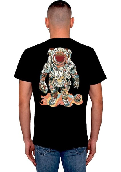 Astronot Cosmos Galaksi Space Tişört T-Shirt