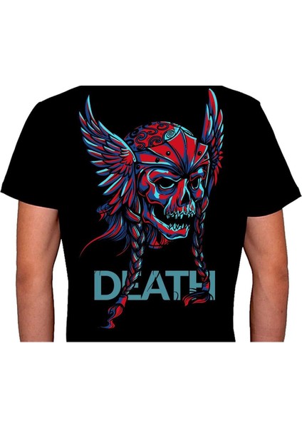 Skull Death Fly Viking Tişört T-Shirt fiyatları