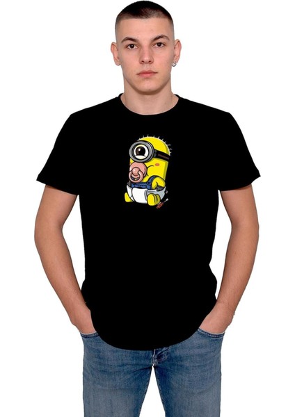 Baby Minion Bebek Minyon Muz Kraliyeti Tişört T-Shirt