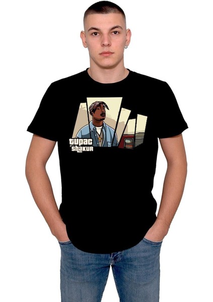2pac Tupac Shakur Rap Rapstar Music Tişört T-Shirt