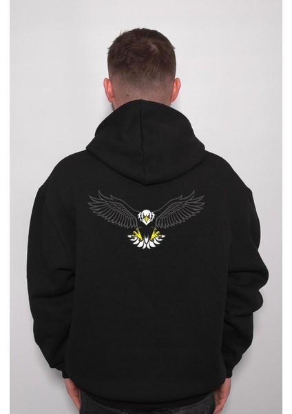 Kartal Kara Kartal Çarşı Eagle Sweatshirt Kapüşonlu Hoodie fiyatları
