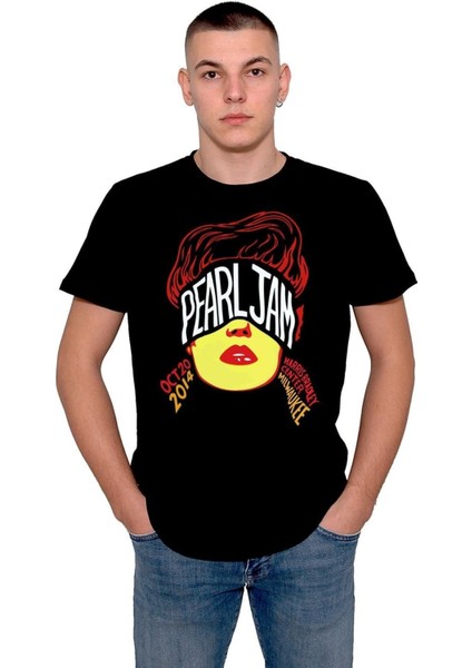 Pearl Jam Harris Bradley Milwauke 2014 October Tişört T-Shirt