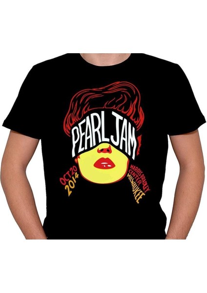 Pearl Jam Harris Bradley Milwauke 2014 October Tişört T-Shirt fiyatları