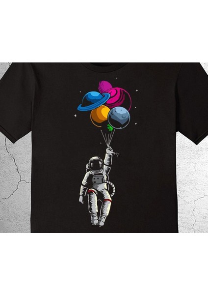 Astronot Gezegenler Space Balon Cosmos Tişört Çocuk T-Shirt fiyatları