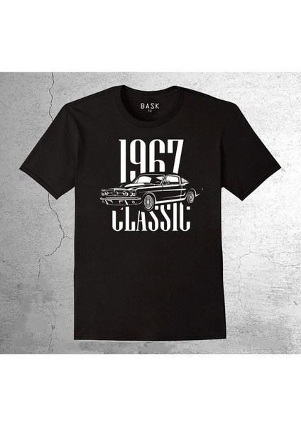 Ford Mustang 1967 Classic Car Klasik Araba Tişört Çocuk T-Shirt