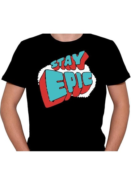 Stay Epic Destansı Kal Logo Tişört T-Shirt fiyatları