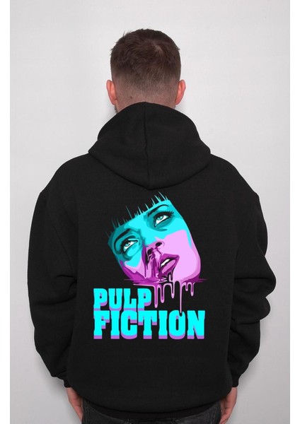 Pulp Fiction Bilim Kurgu Film Sweatshirt Kapüşonlu Hoodie indirimleri