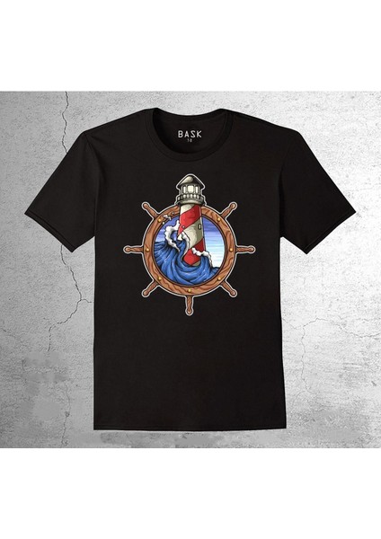 Dümen Deniz Feneri Kaptan Captain Tişört Çocuk T-Shirt