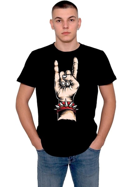 Rock And Roll Heavy Metal Bileklik Müzik Music Tişört T-Shirt