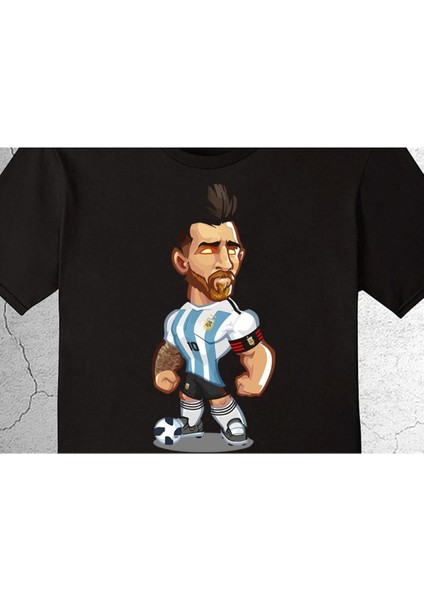 Lionel Messi Argentina World Cup Champions Tişört Çocuk T-Shirt