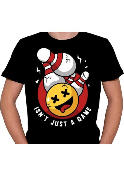 Isn't Just Game Bovling Emoji Tişört T-Shirt fiyatları