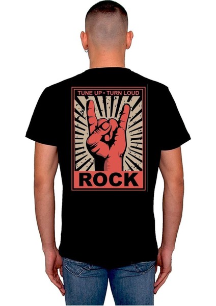 Rock'n Roll Rock Music Poster Tişört T-Shirt
