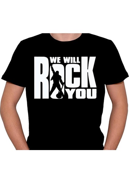 We Will Rock You Rock'n Roll Tişört T-Shirt