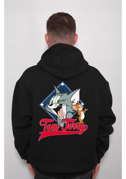 Tom And Jerry Kedi Fare Çizgi Film Sweatshirt Kapüşonlu Hoodie fiyatları
