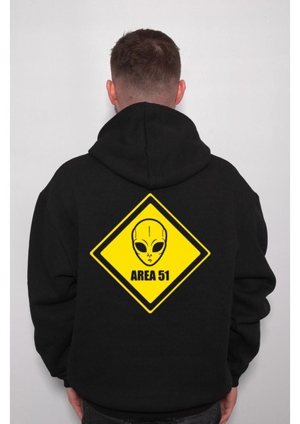 Area 51 Kuru Kafa Tehlikeli Girilmez Sweatshirt Kapüşonlu Hoodie fiyatları