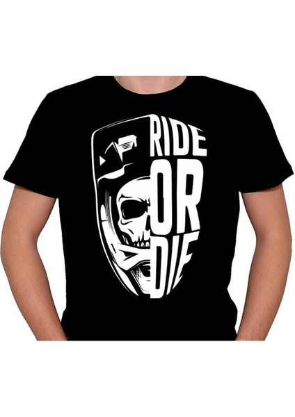 Ride Or Die Sürücü Skull Kuru Kafa Tişört T-Shirt fiyatları