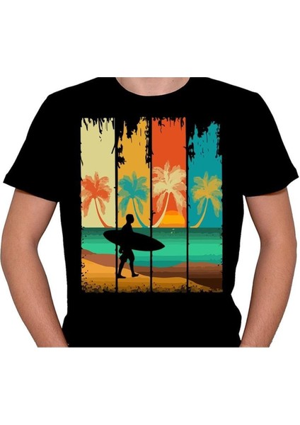 Summer Yaz Surf Deniz Kum Güneş Tişört T-Shirt fiyatları