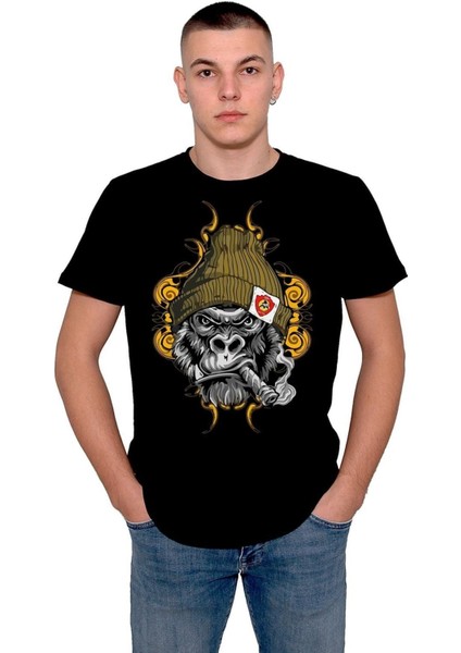 Monkey Puro Maymun Retro Tişört T-Shirt
